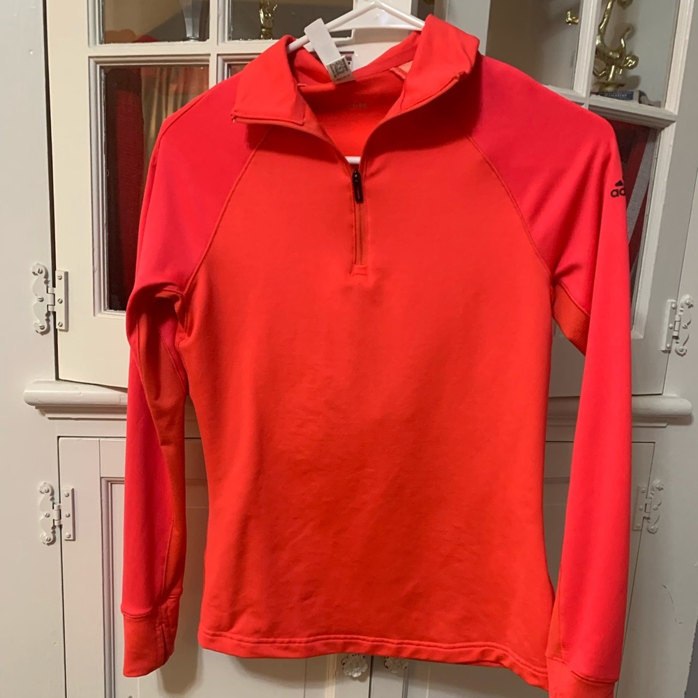 Adidas half zip running pullover